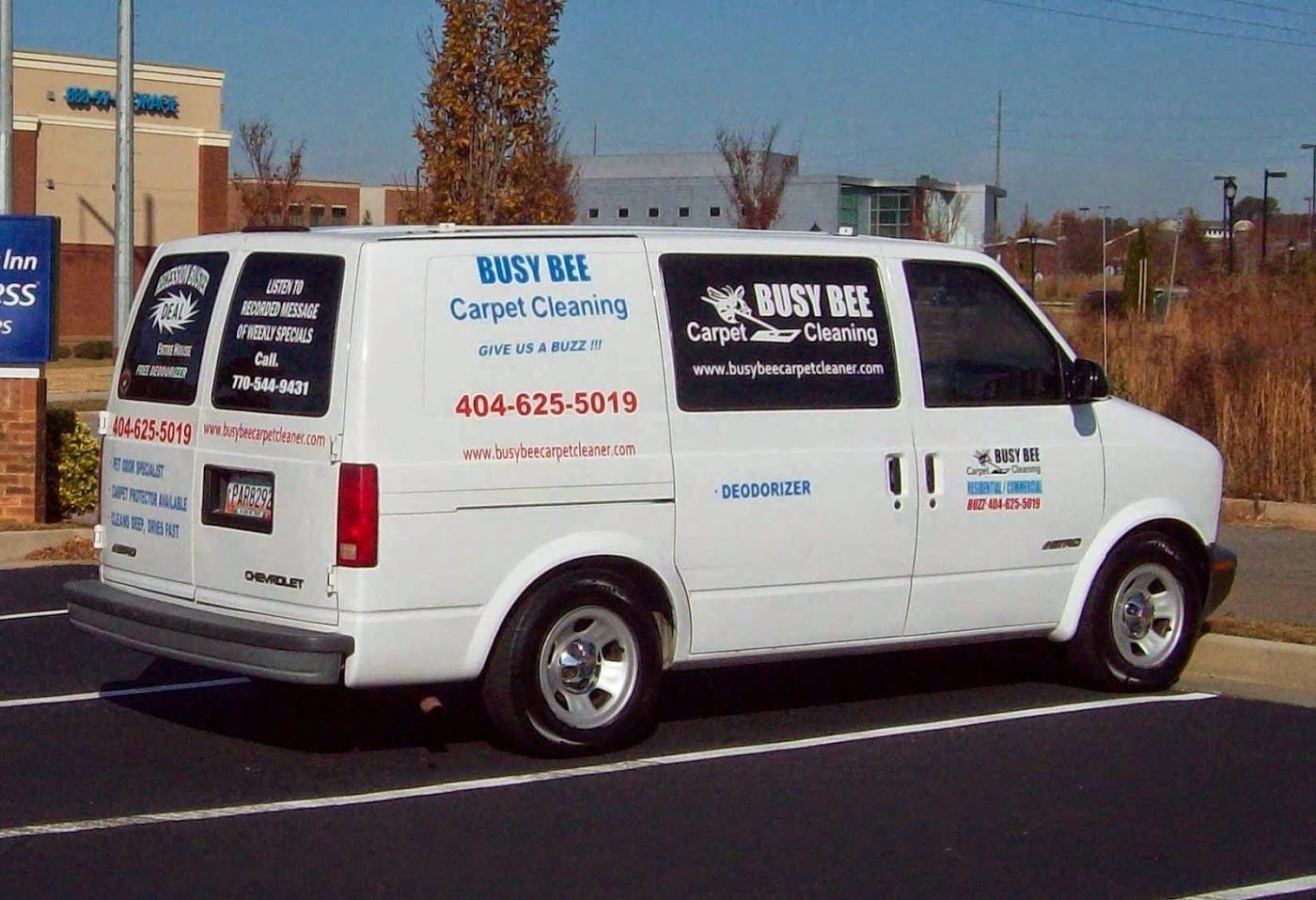 Busy Bee service van